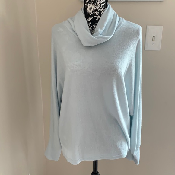 Lucky Brand Cloud Jersey Cowl Neck pullover - Picture 1 of 2